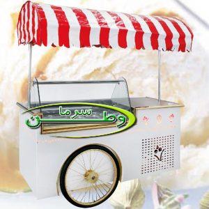 تاپینگ بستنی  چرخ دار