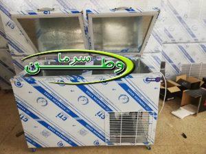 فریزر صندوقی ۲ درب استیل