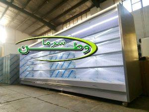 یخچال پرده هوای ۴ متری کمپرسور مرکزی